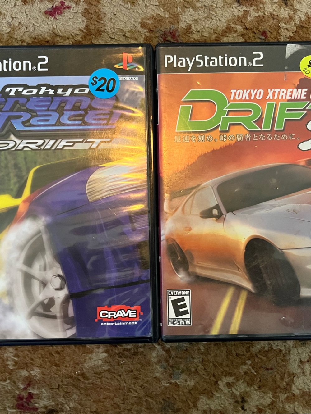 PlayStation 2 Games Lot of 2 Tokyo Xtreme Racer Drift and Drift 2 ps2 complete